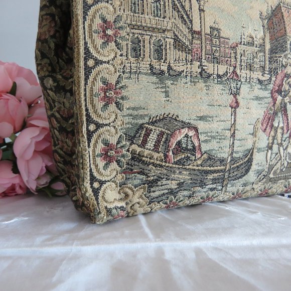 1950s La Marquise Italian Tapestry Purse - Picture 6 of 11